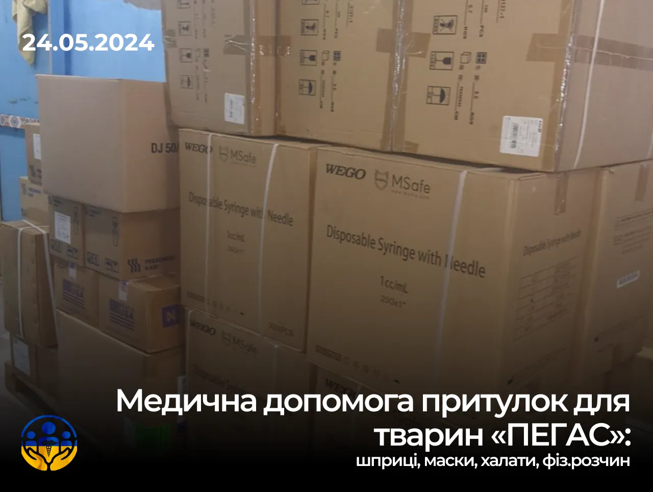 Медична допомога для притулку «Пегас»: покинуті та хворі тварини