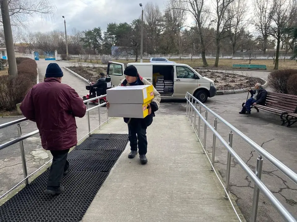HUMANITARIAN AID FROM AAM TO THE GERIATRIC CENTER OF THE DNIPROPETROV REGION