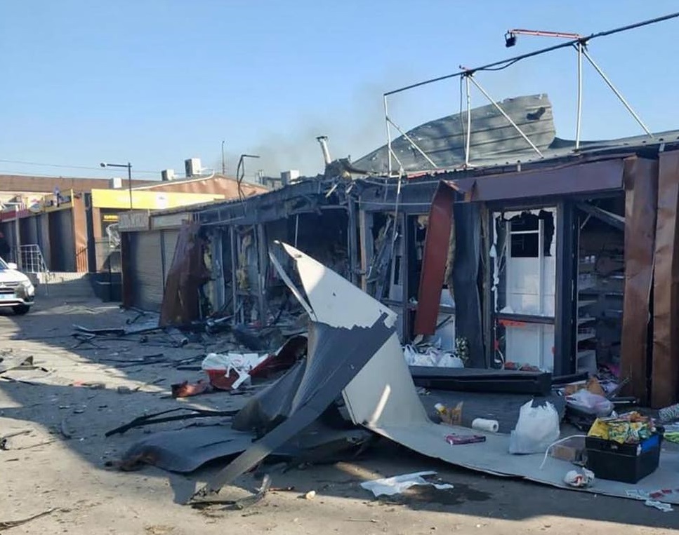 As a result of the shelling of Nizhyn, one person was killed and six others were injured, including a child