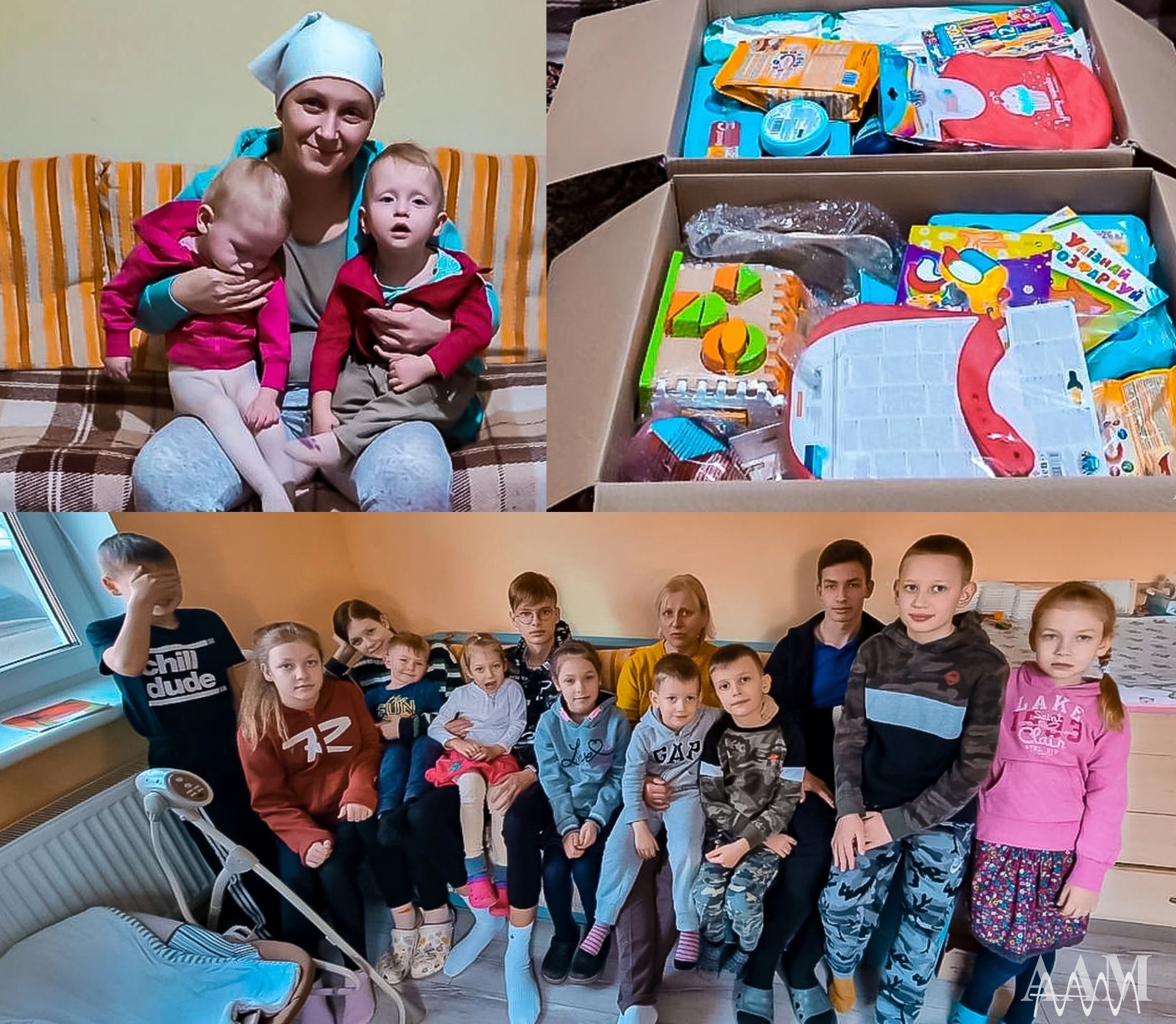 AAM HUMANITARIAN AID TO A LARGE FAMILY CARING FOR CHILDREN WITH SPECIAL NEEDS: FOOD PRODUCTS